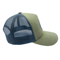 Green Canvas Adventure Snapback Hat