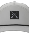 Grey Arrow Tee Holder Hat W/ Magnetic Ball Marker