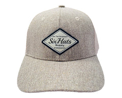 Khaki SixHats Signature Snapback Hat