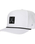 White Arrow Tee Holder Hat w/ Magnetic Ball Marker