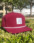 Burgundy Arrow  Tee Holder Hat w/ Magentic Ball Marker