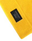 Yellow Folding Beanie