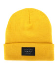 Yellow Folding Beanie