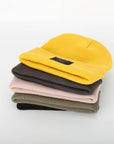 Yellow Folding Beanie